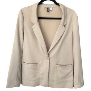 Divided Blazer Size 10 Neutral Tan Basic